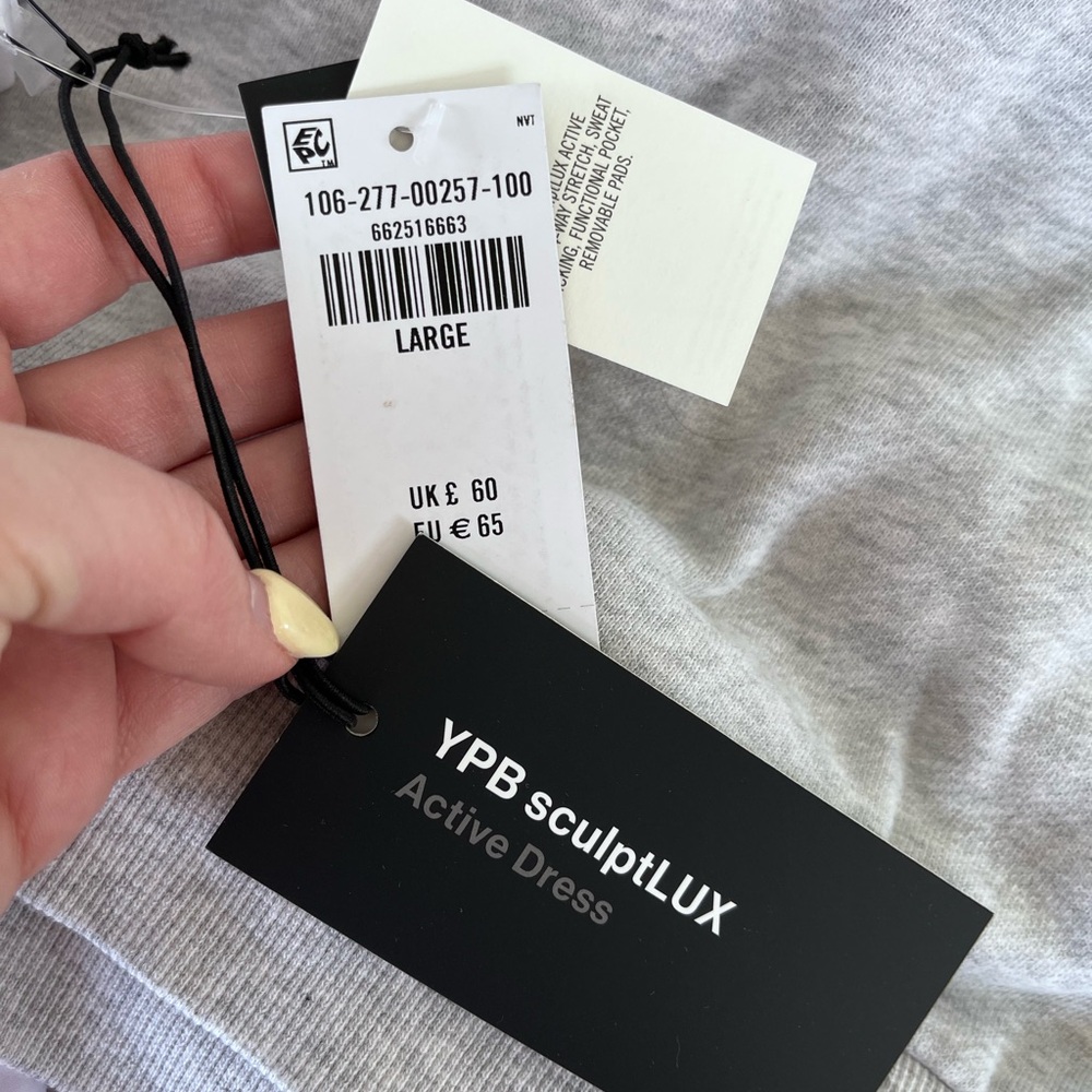 Abercrombie and Fitch YPB sculpt lux athletic white dress NWT - Picture 3 of 3